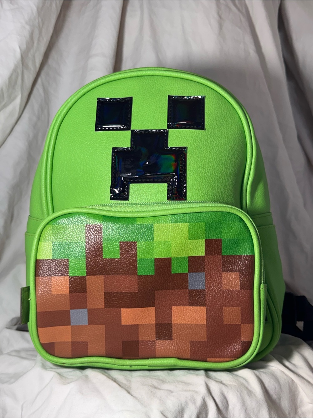 Minecraft Creeper Mini Dome Backpack, Green